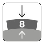 Segment height 8 mm Segment height 8 mm