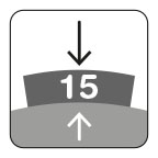 Segment height 15 mm Segment height 15 mm